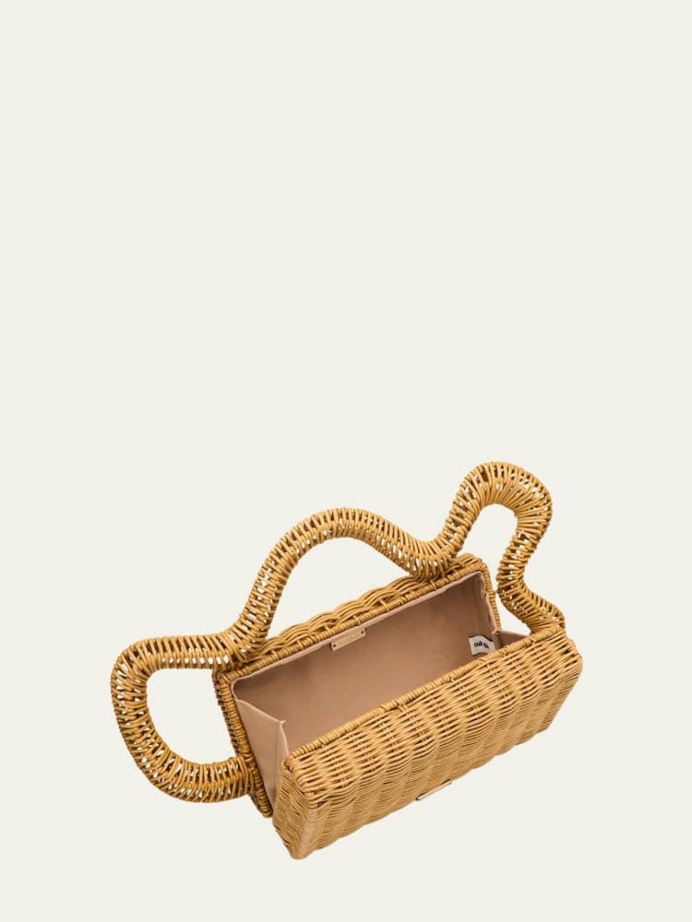 Cult Gaia Elsa Rattan Clutch - Picture 4 of 7